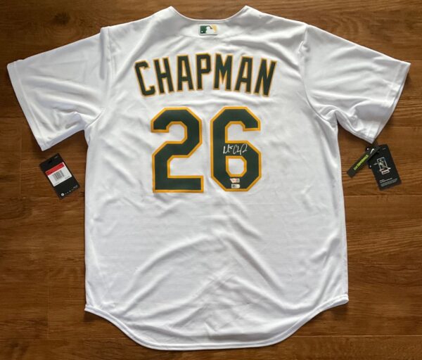 Matt Chapman Autographed Oakland Athletics Authentic NWT Nike MLB Jersey Fanatics
