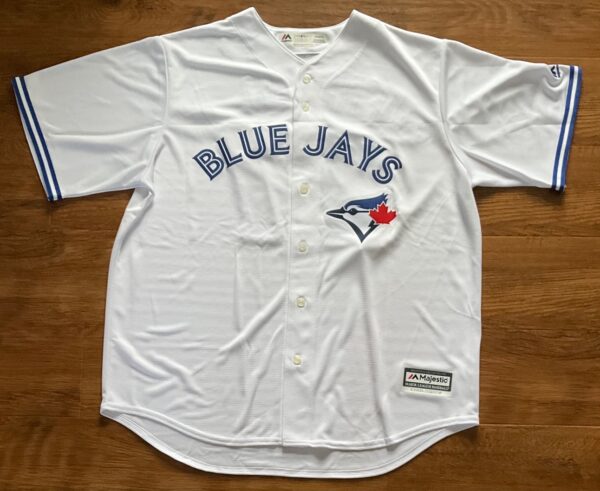 Vladimir Guerrero Jr. Autographed Toronto Blue Jays Plakata Authentic NWT Nike Cool Base Jersey JSA COA - Image 3