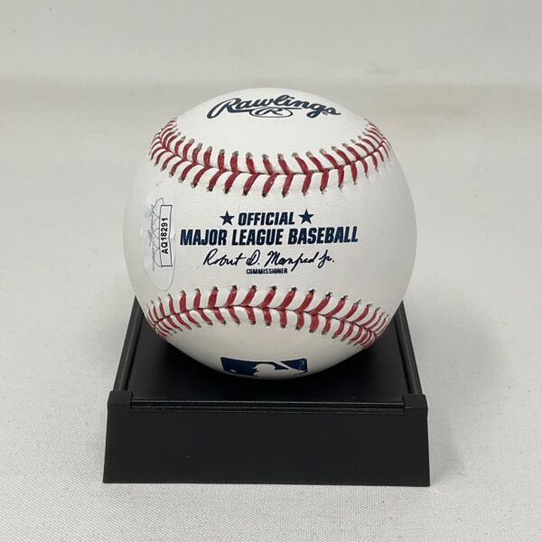 Elijah Wood Autographed Frodo The Lord of the Rings & The Hobbit ROML Baseball JSA COA - Image 2