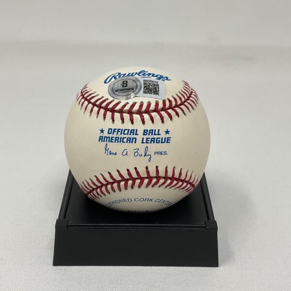 Roger Stone Autographed Donald Trump's Political Adviser OAL Baseball Beckett - Image 3