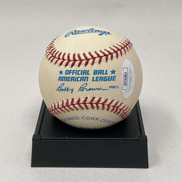 Yogi Berra Autographed New York Yankees OAL Baseball JSA COA - Image 2