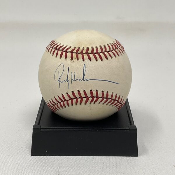 Rickey Henderson Autographed Oakland Athletics OAL Baseball JSA COA