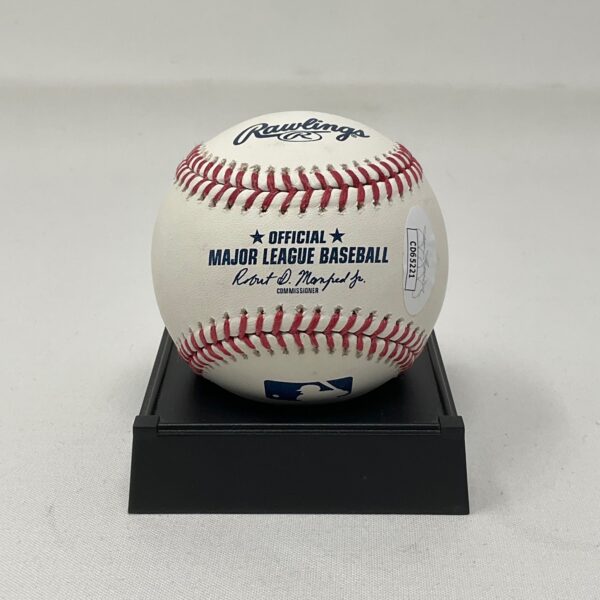 Brice Turang Autographed Milwaukee Brewers ROML Baseball JSA COA - Image 2
