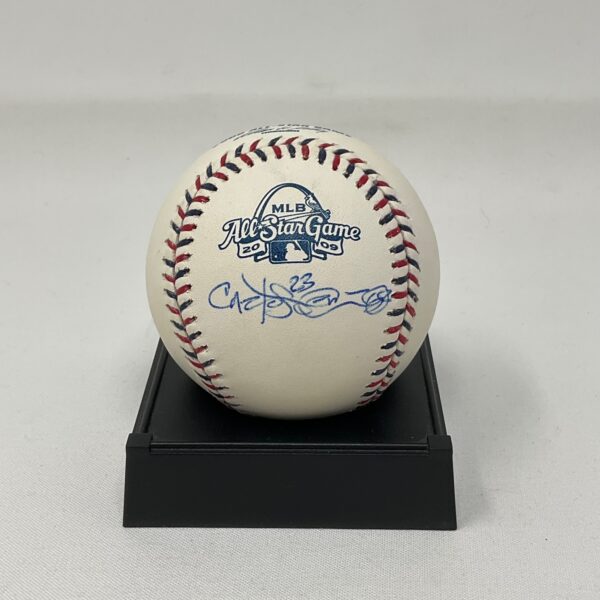 Carlos Pena Autographed Tampa Bay Devil Rays 2009 All Star Game ROML Baseball JSA COA