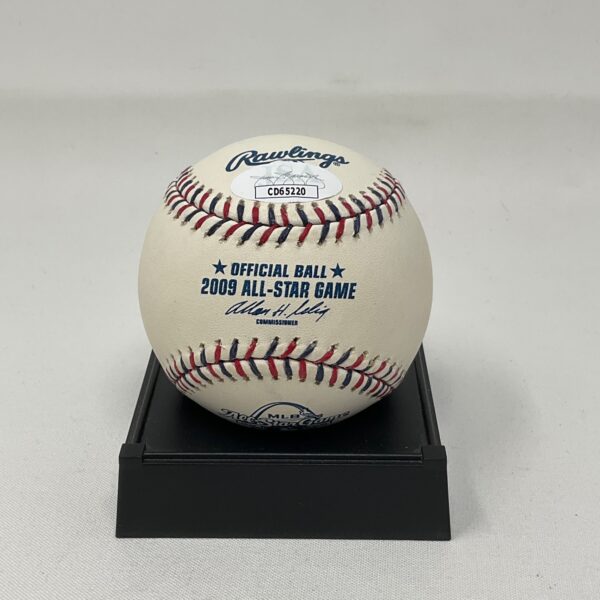 Carlos Pena Autographed Tampa Bay Devil Rays 2009 All Star Game ROML Baseball JSA COA - Image 2