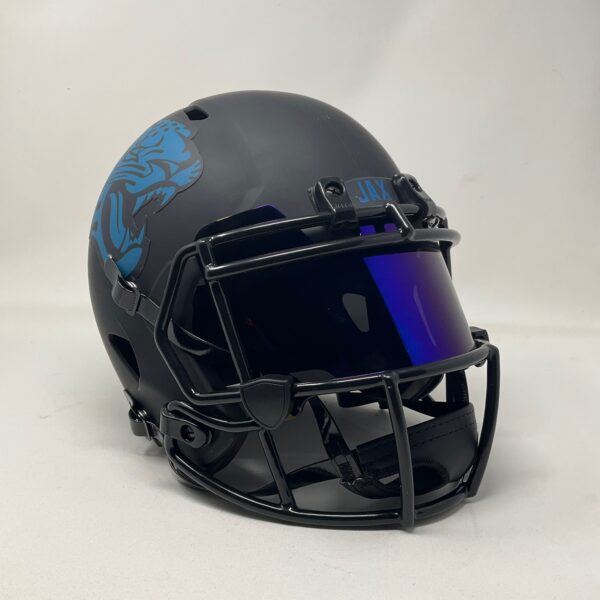 Trevor Lawrence Autographed Jacksonville Jaguars Full Size Eclipse Helmet Fanatics - Image 4
