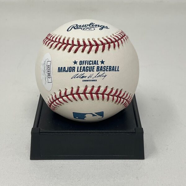 Jamal Crawford Autographed NBA Chicago Bulls ROML Baseball JSA COA - Image 2