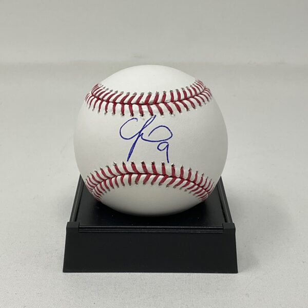 Chris Jericho Autographed Wrestler WWF WCE AEW Musician Fozzy ROML Baseball JSA COA