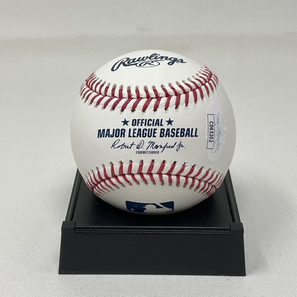 Chris Jericho Autographed Wrestler WWF WCE AEW Musician Fozzy ROML Baseball JSA COA - Image 2