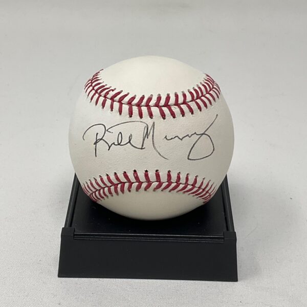 Bill Murray Autographed Actor Comedian Ghostbusters Caddyshack ROML Baseball JSA LOA