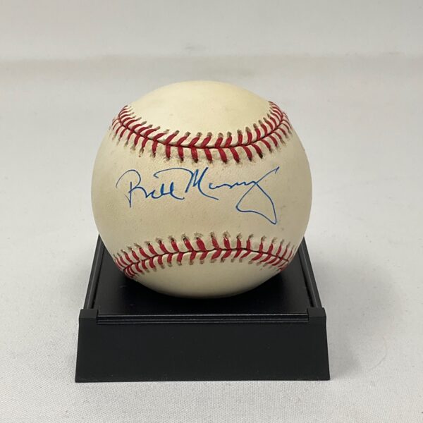 Bill Murray (Actor) Caddyshack And Otis Nixon Atlanta Braves Autographed ONL Baseball JSA LOA