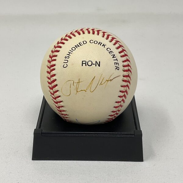 Bill Murray (Actor) Caddyshack And Otis Nixon Atlanta Braves Autographed ONL Baseball JSA LOA - Image 2