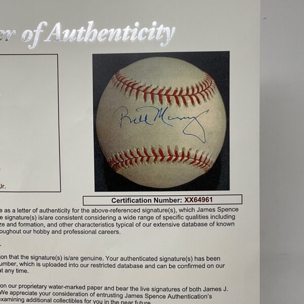 Bill Murray (Actor) Caddyshack And Otis Nixon Atlanta Braves Autographed ONL Baseball JSA LOA - Image 9
