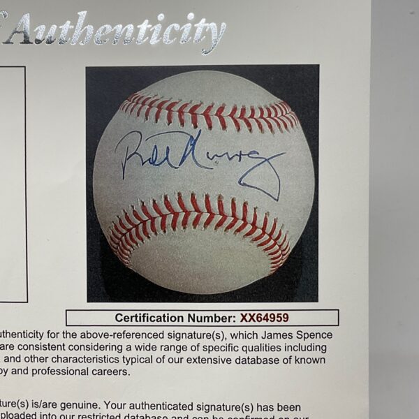 Bill Murray Autographed Actor Comedian Ghostbusters Caddyshack ROML Baseball JSA LOA - Image 9