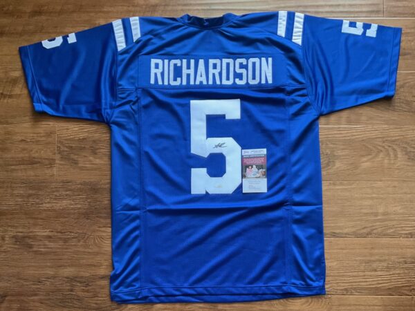 Anthony Richardson Autographed Indianapolis Colts Pro Style Jersey JSA COA
