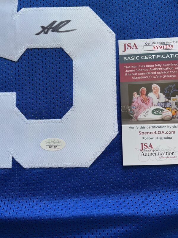 Anthony Richardson Autographed Indianapolis Colts Pro Style Jersey JSA COA - Image 2