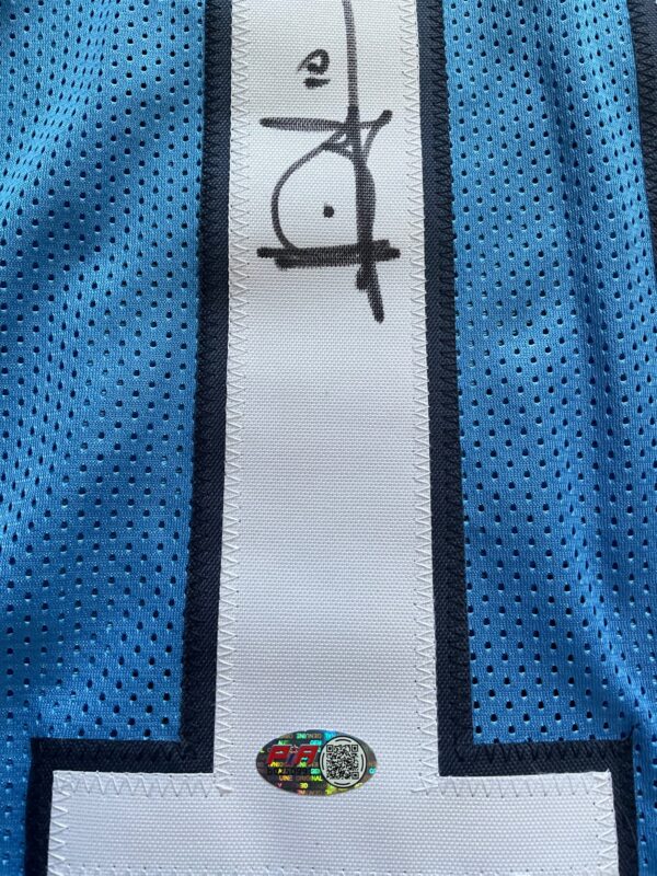 Vince Young Autographed Tennessee Titans Pro Style Jersey PIA - Image 2