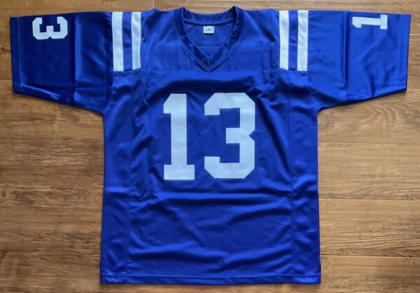 Mike Vanderjagt Autographed Indianapolis Colts Pro Style Jersey JSA COA - Image 3