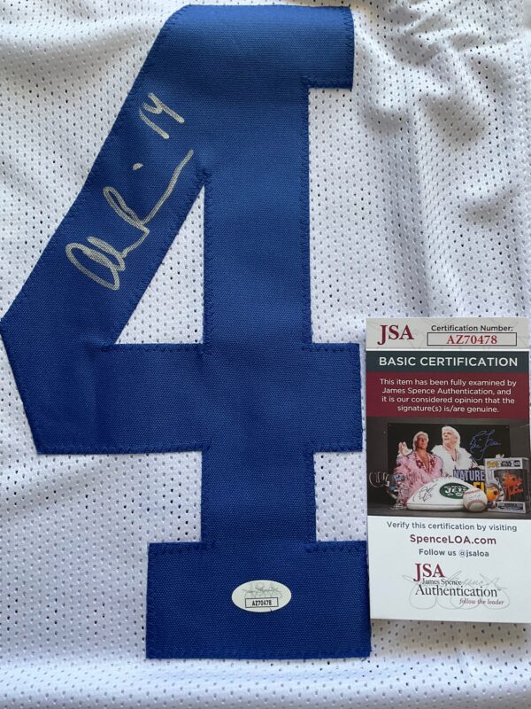Alec Pierce Autographed Indianapolis Colts Pro Style Jersey JSA COA - Image 2