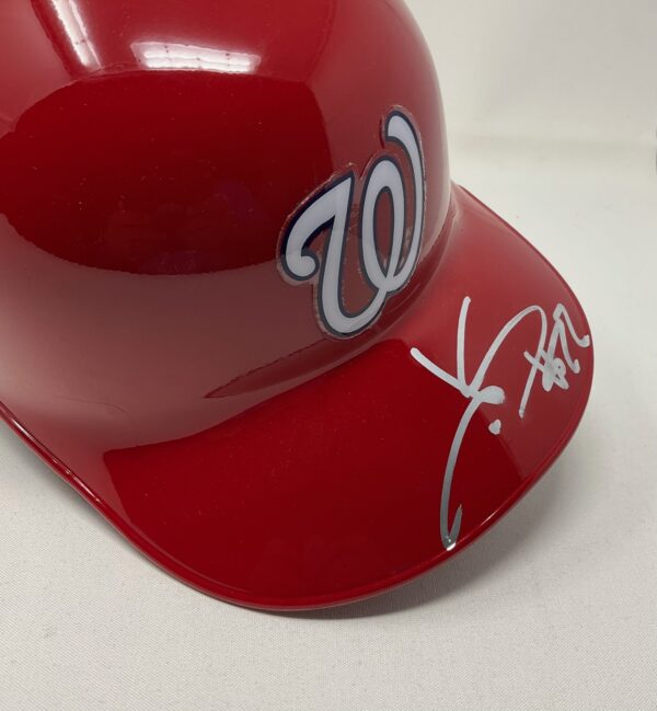 Juan Soto Autographed Washington Nationals Full Size Batting Helmet JSA COA - Image 3
