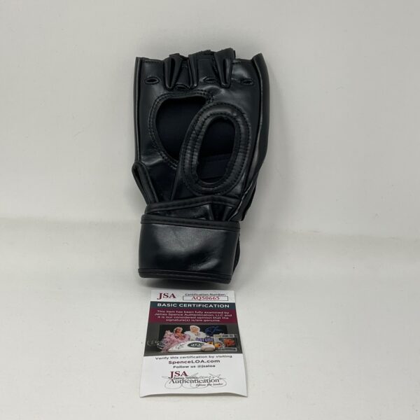 Cody "No Love" Garbrandt Autographed Black UFC Glove JSA - Image 3