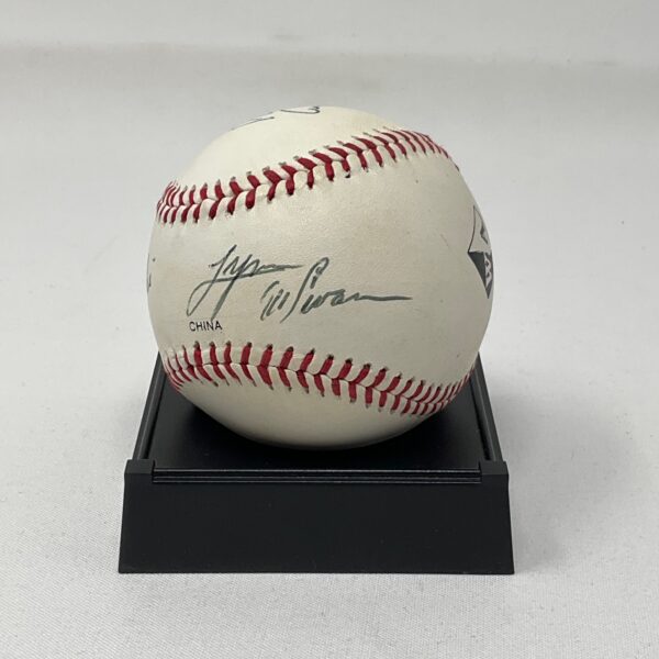 Ken Anderson Lynn Swann James Brooks Autographed NFL Bengals Steelers Babe Ruth League Baseball JSA COA - Image 3