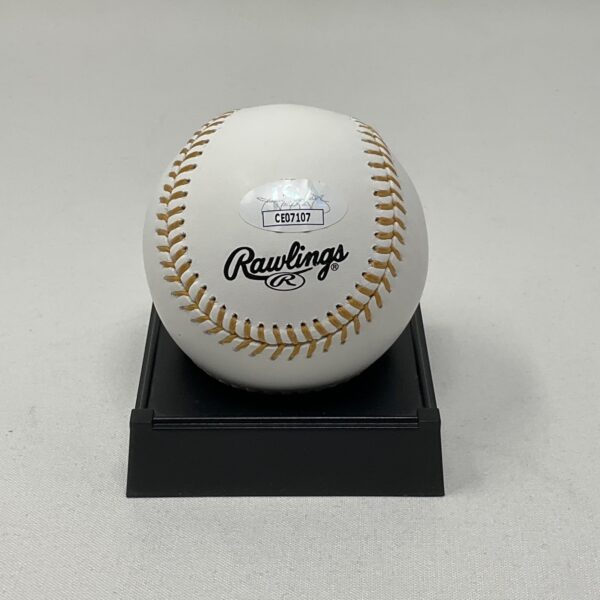 Devon White Autographed Toronto Blue Jays Gold Glove Award ROML Baseball JSA COA - Image 2