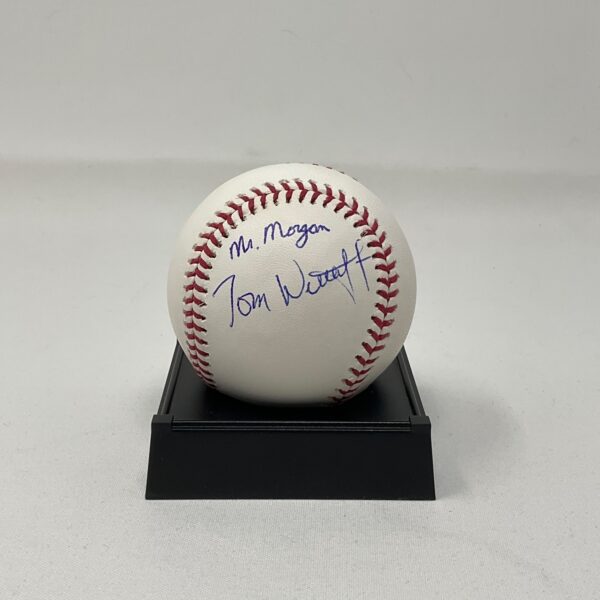 Tom Wright Autographed Mr. Morgan Seinfeld ROML Baseball JSA COA