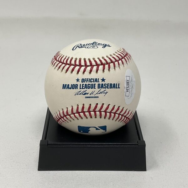 Jim Thome Autographed Cleveland Indians ROML Baseball JSA COA - Image 2