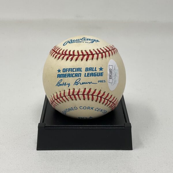Rollie Fingers Autographed Oakland Athletics OAL Baseball JSA COA - Image 2