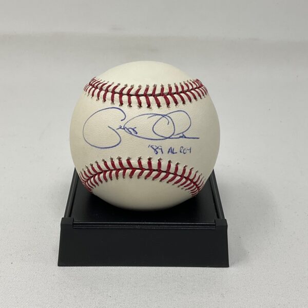 Gregg Olson Autographed Baltimore Orioles 89 AL ROY ROML Baseball Tristar