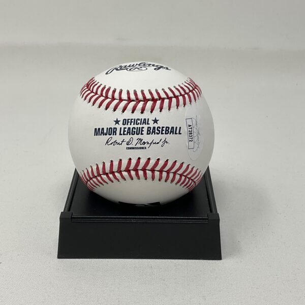 Torrie Wilson Autographed WWE Hall of Fame Wrestler ROML Baseball JSA COA - Image 2