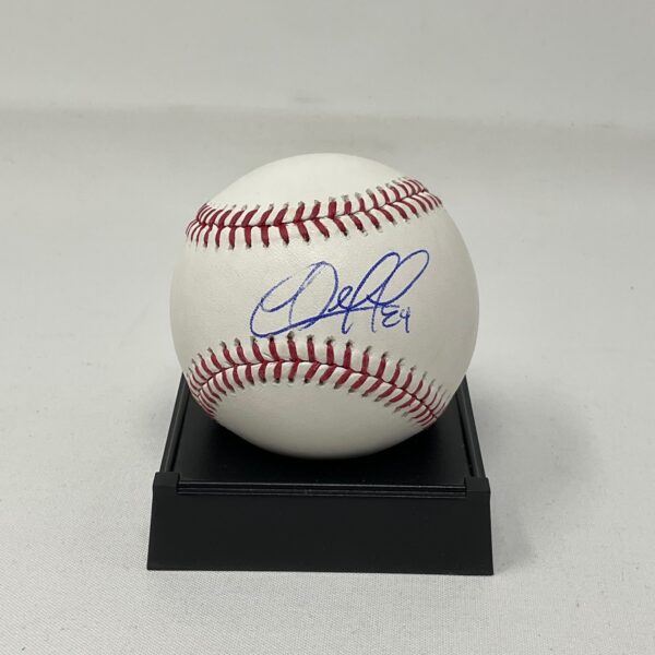 Christopher Morel Autographed Tampa Bay Rays ROML Baseball JSA COA