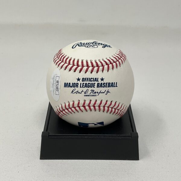Christopher Morel Autographed Tampa Bay Rays ROML Baseball JSA COA - Image 2