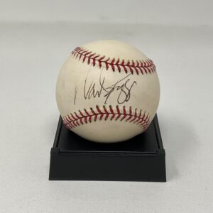 Wade Boggs Autographed Boston Red Sox OAL Baseball JSA COA