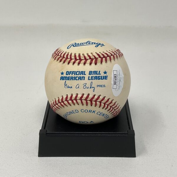 Wade Boggs Autographed Boston Red Sox OAL Baseball JSA COA - Image 2