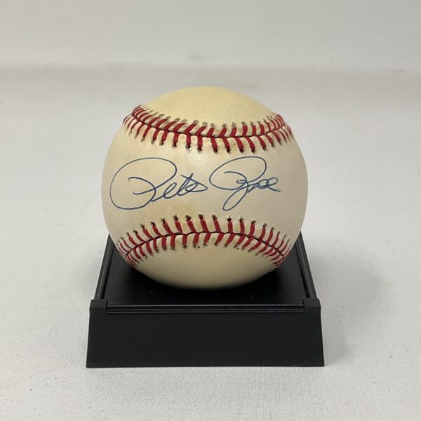 Pete Rose Autographed Cincinnati Reds ONL Baseball JSA COA