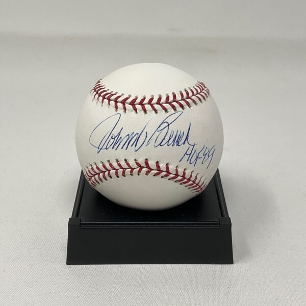 Johnny Bench Autographed Cincinnati Reds HOF 89 ROML Baseball PSA/DNA COA
