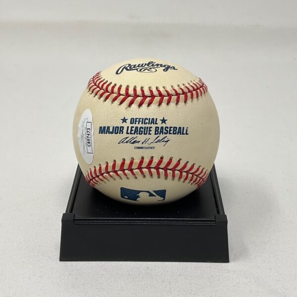 Boomer Esiason Autographed NFL Cincinnati Bengals ROML Baseball JSA COA - Image 4