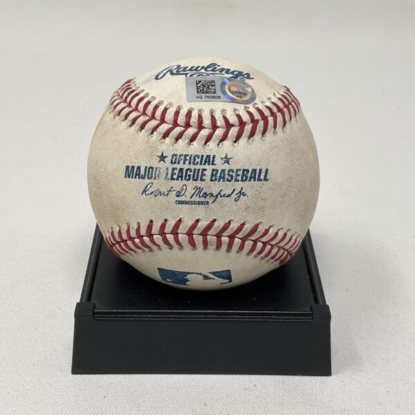 Game Used 9/14/15 Yankees VS Rays Logan Forsythe Double off Justin Wilson ROML Baseball MLB COA