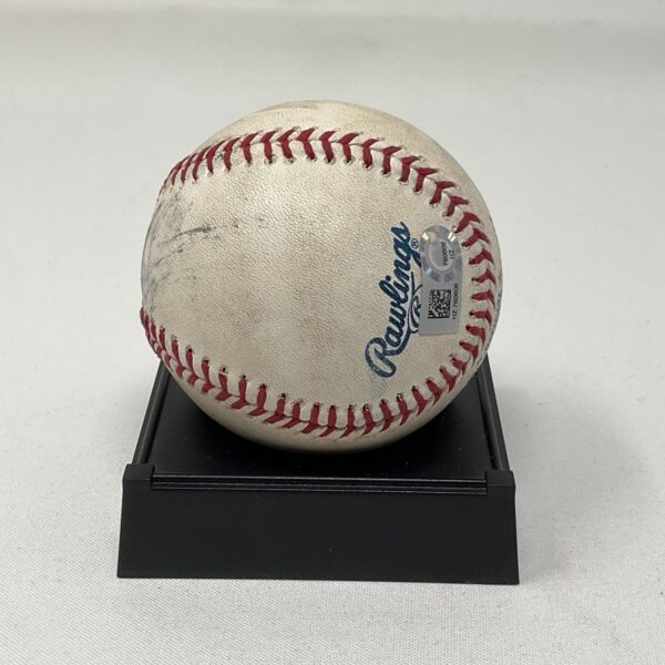 Game Used 9/14/15 Yankees VS Rays Logan Forsythe Double off Justin Wilson ROML Baseball MLB COA - Image 7