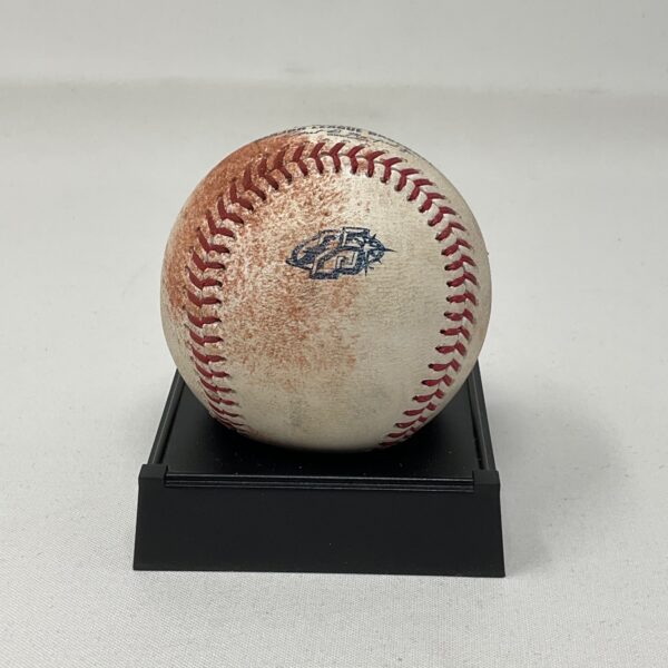 Game Used 7/6/23 Phillies VS Rays Jose Siri Single off Christopher Sanchez Rays 25th Anniversary Baseball MLB COA - Image 2
