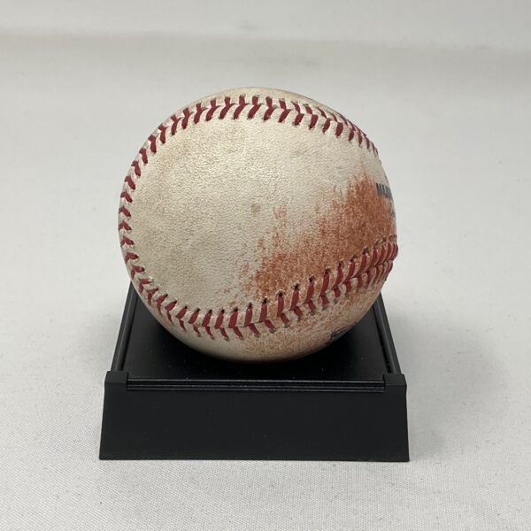 Game Used 7/6/23 Phillies VS Rays Jose Siri Single off Christopher Sanchez Rays 25th Anniversary Baseball MLB COA - Image 4