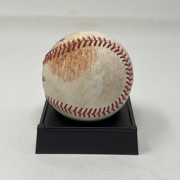 Game Used 7/6/23 Phillies VS Rays Jose Siri Single off Christopher Sanchez Rays 25th Anniversary Baseball MLB COA - Image 6