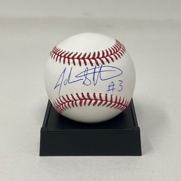 John Starks Autographed NBA New York Knicks ROML Baseball JSA COA
