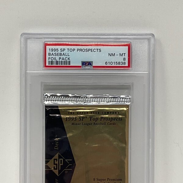 1995 Upper Deck SP Top Prospects Baseball Foil Pack PSA Graded 8 - Image 2