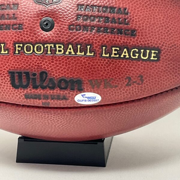 Game Used Dallas Cowboys VS Philadelphia Eagles 9/20/2015 NFL Issued Kickers Warm Up Football Fanatics - Image 2
