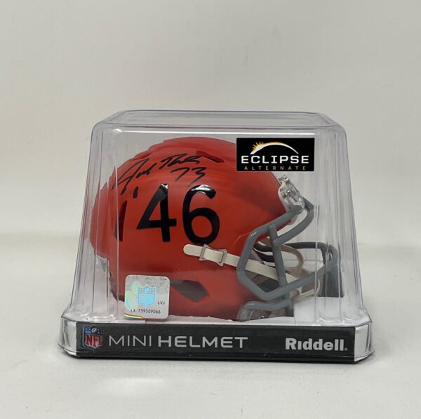 Joe Thomas Autographed Cleveland Browns Mini Eclipse Helmet Beckett