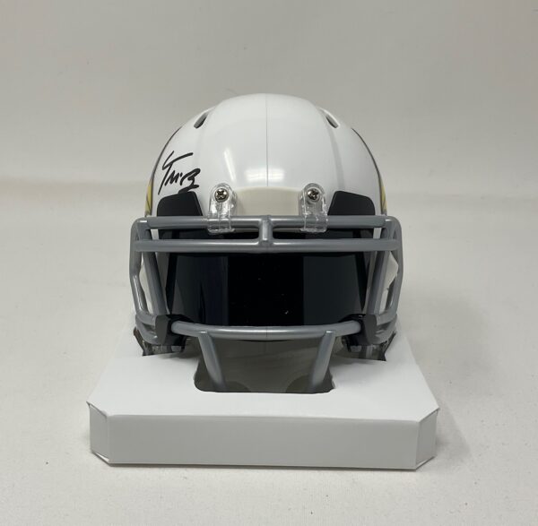 Trey McBride Autographed Arizona Cardinals Speed Mini Helmet With Visor Fanatics - Image 5