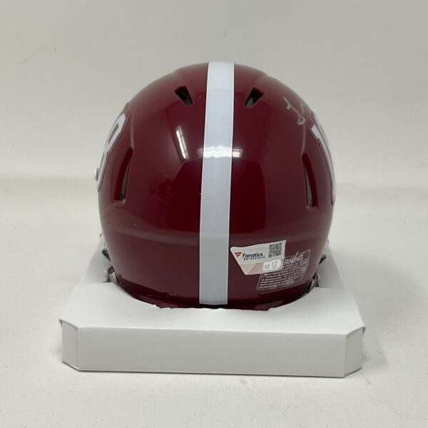 John Metchie III Autographed Alabama Crimson Tide Mini College Speed Helmet Fanatics - Image 6